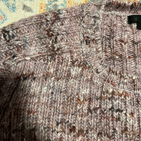 JCrew heather purple wool-alpaca-silk crewneck sweater - Picture 4 of 10